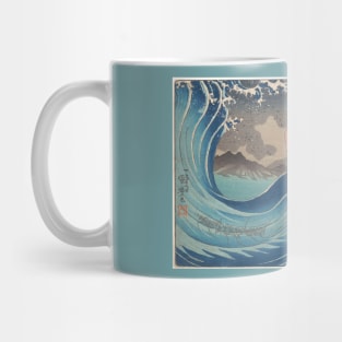 Japanese art great wave Mug